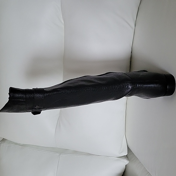 Women's leather high riding boots - Picture 3 of 6